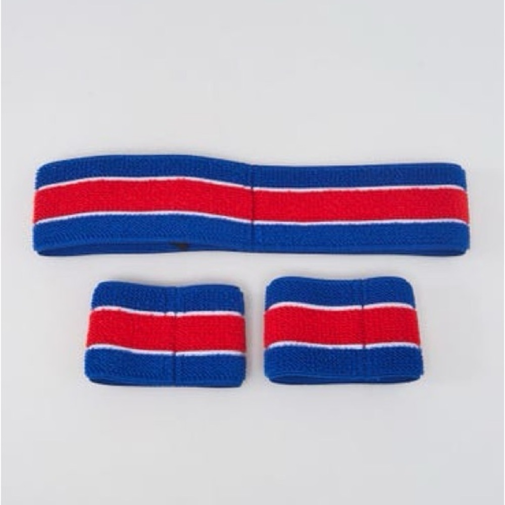 Authentic Gucci logo stripe sweatband set - Picture 5 of 5
